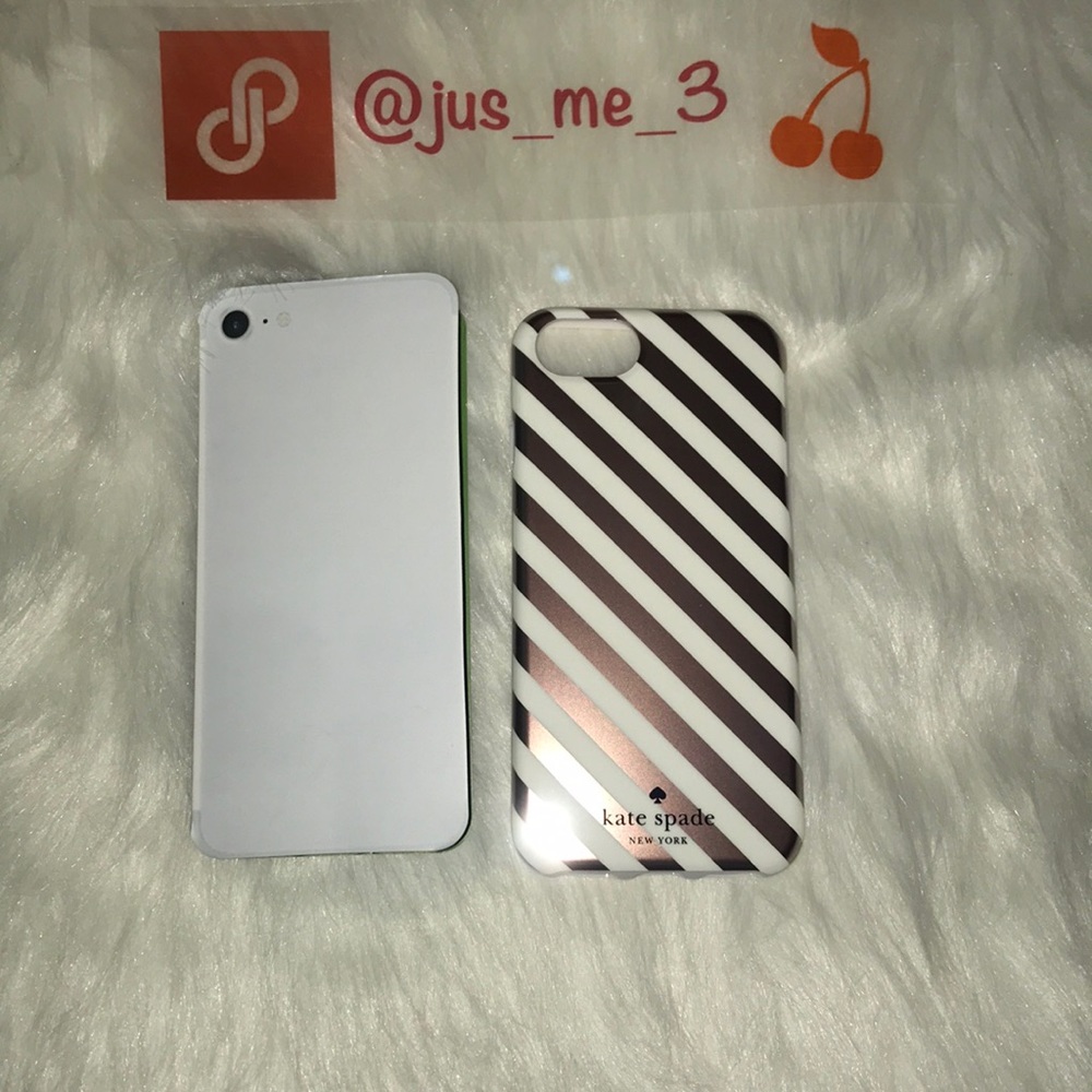 🆕 Kate Spade Protective Case Rose Gold & White - Picture 2 of 7